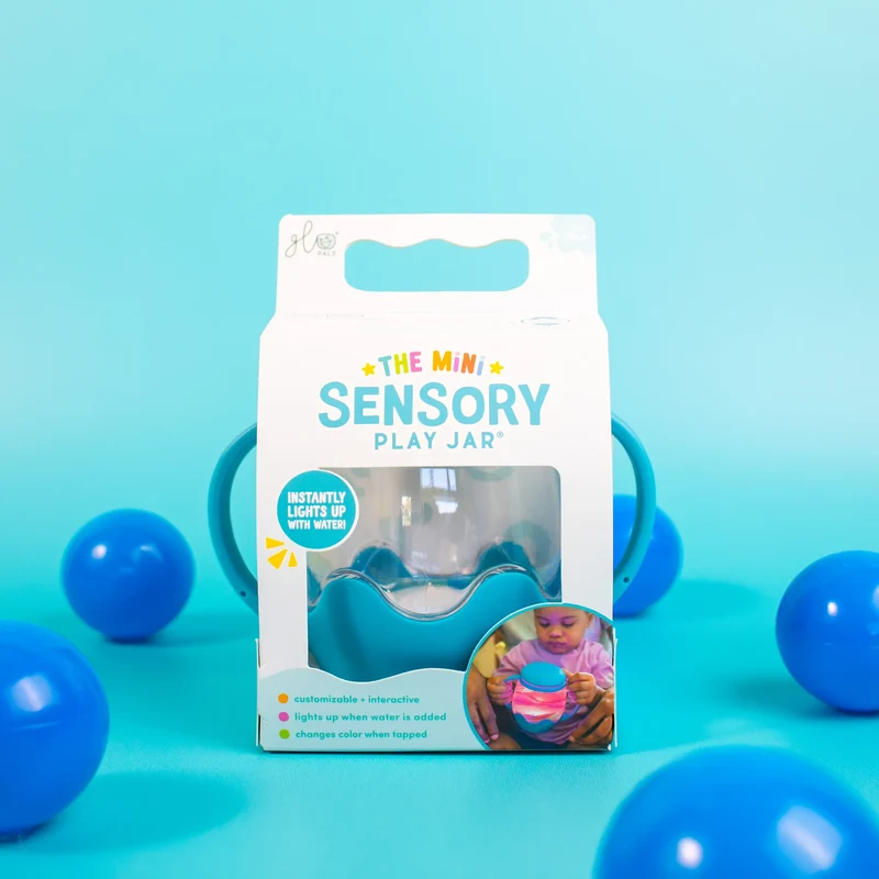 GloPals Mini Jarra sensorial Azul
