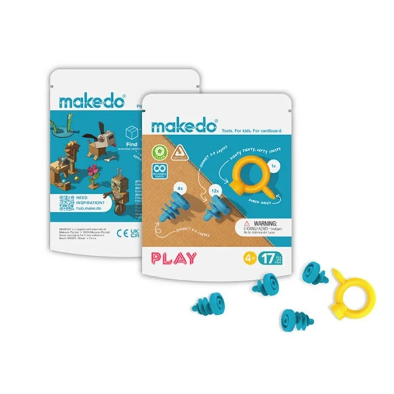 Play Kit 17 piezas Makedo