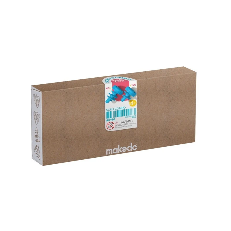 Pack de tornillos 160 piezas Makedo