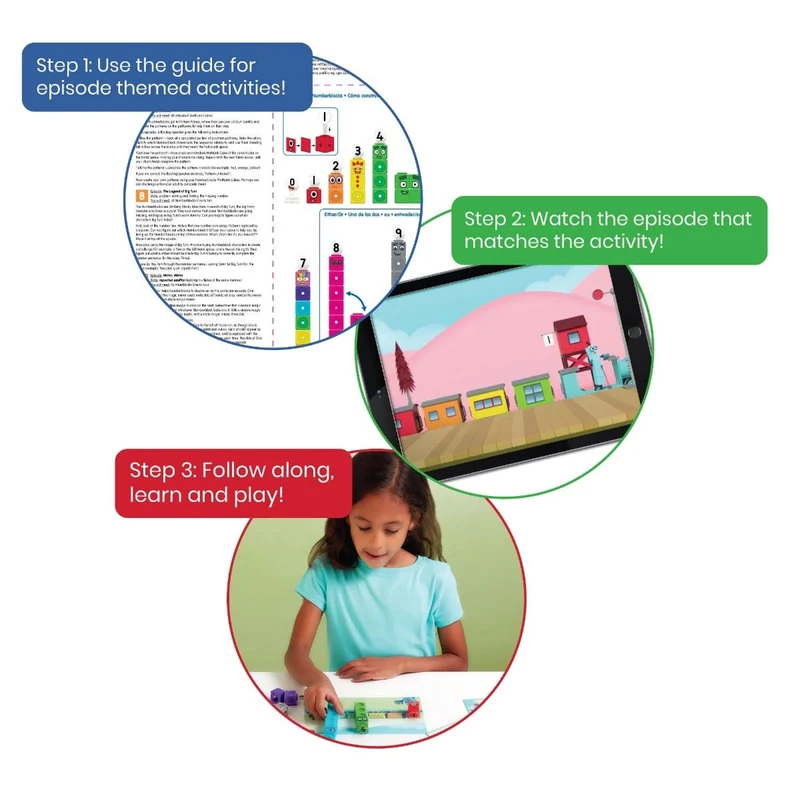 Juego mathlink cubes numberblocks 1-10 activity set · Learning Resources