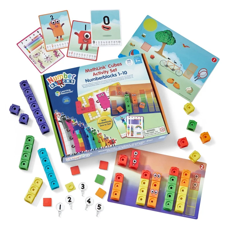 Juego mathlink cubes numberblocks 1-10 activity set · Learning Resources