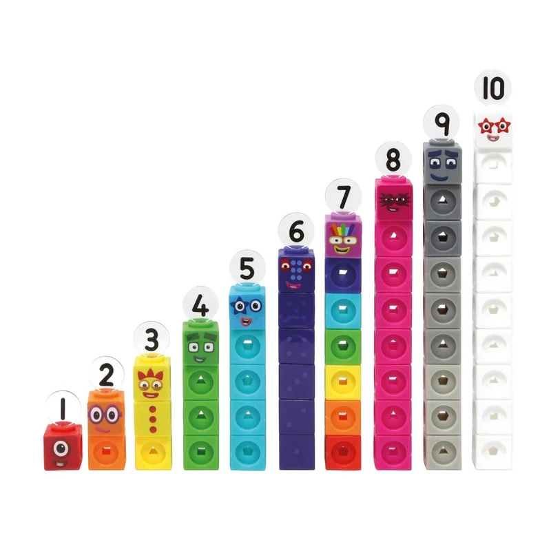 Juego mathlink cubes numberblocks 1-10 activity set · Learning Resources