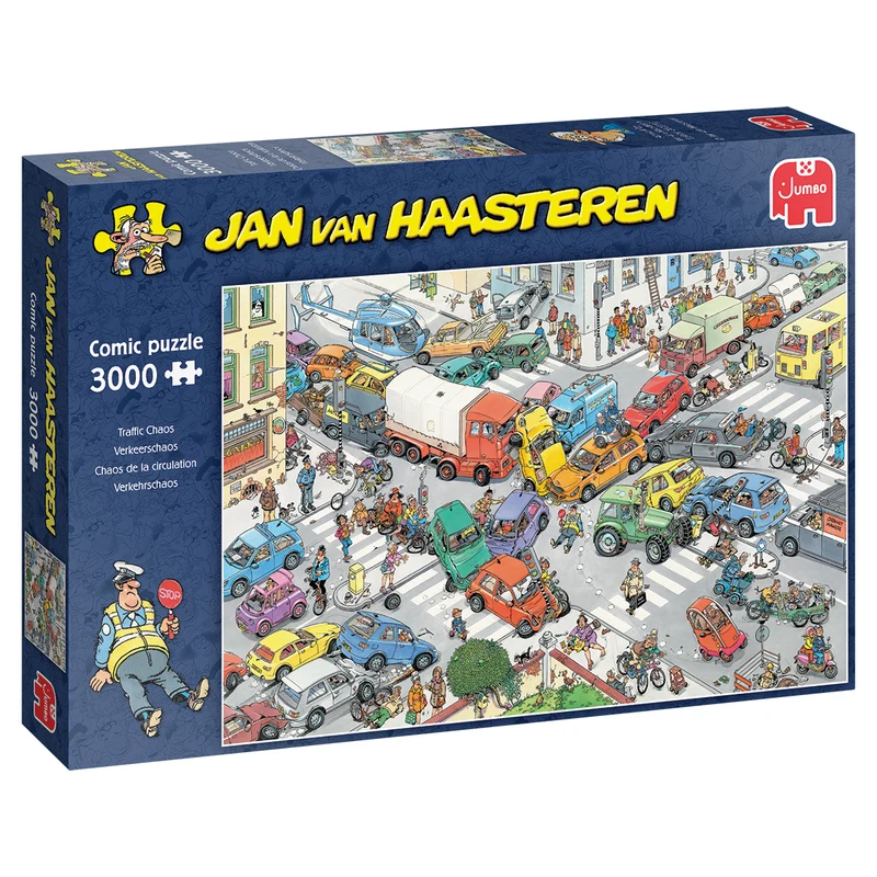 Jan van Haasteren - Traffic Chaos (3000 pieces)