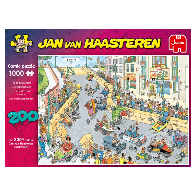 Jan van Haasteren - The Soapbox Race (1000 pieces)