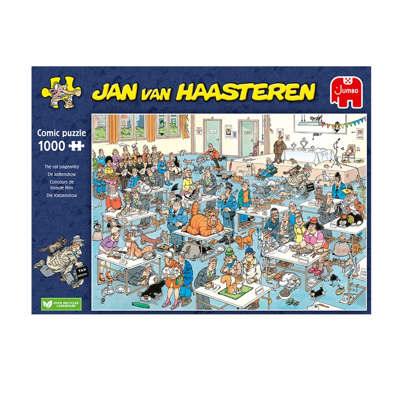 Jan van Haasteren - The cat pageantry (1000 pieces)