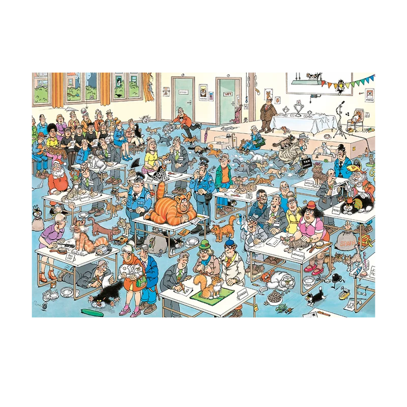 Jan van Haasteren - The cat pageantry (1000 pieces)