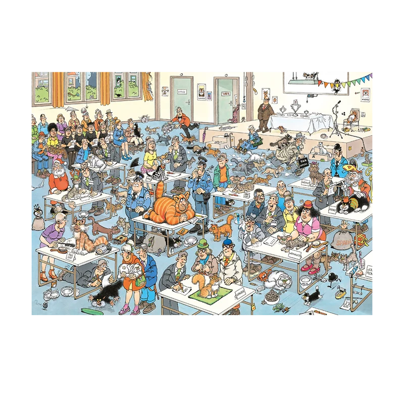 Jan van Haasteren - The cat pageantry (2000 pieces)
