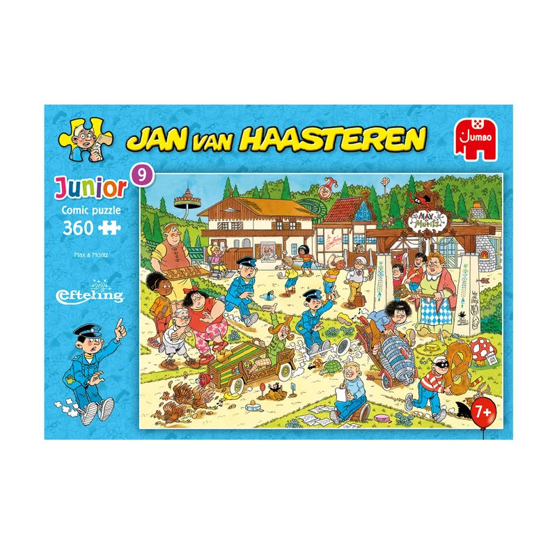 Jan van Haasteren Junior 9 - Efteling Max & Moritz (360 pieces)