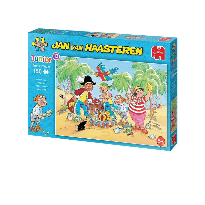Jan van Haasteren Junior 13 - Treasure Hunt (150 pieces)