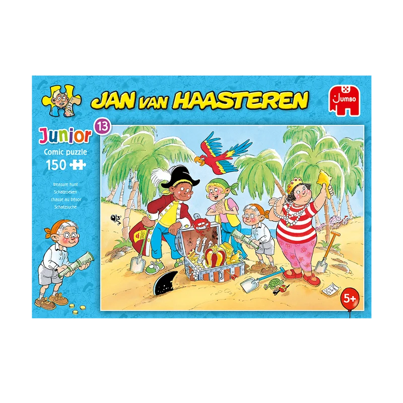 Jan van Haasteren Junior 13 - Treasure Hunt (150 pieces)