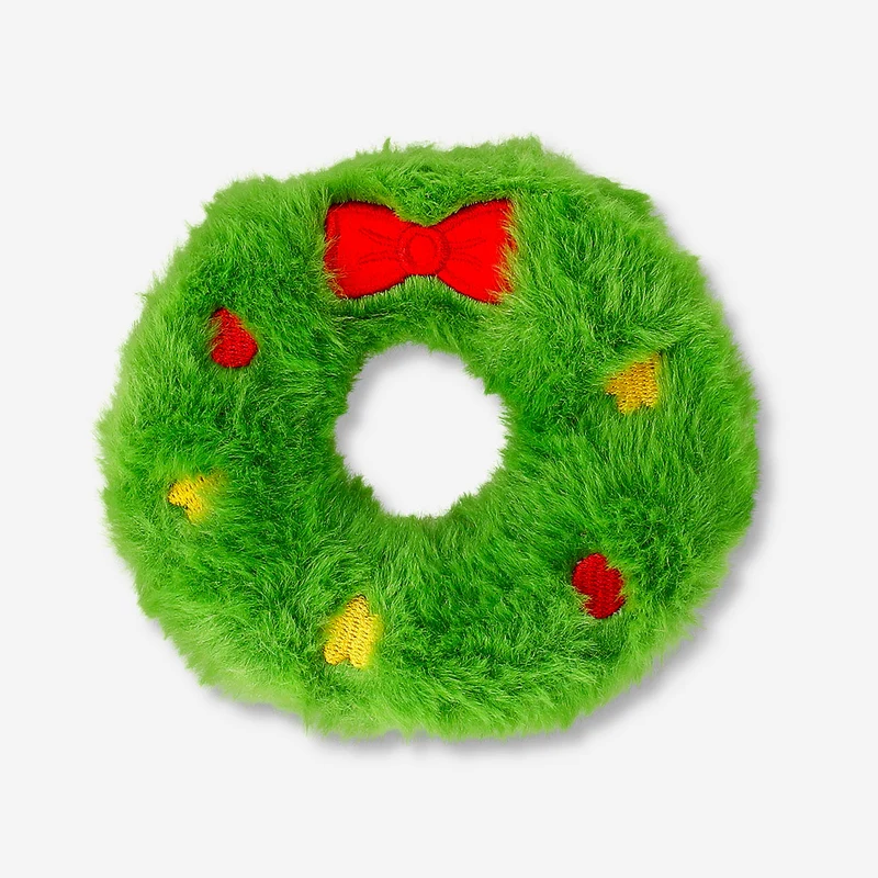 Pet toy - Wreath with bow