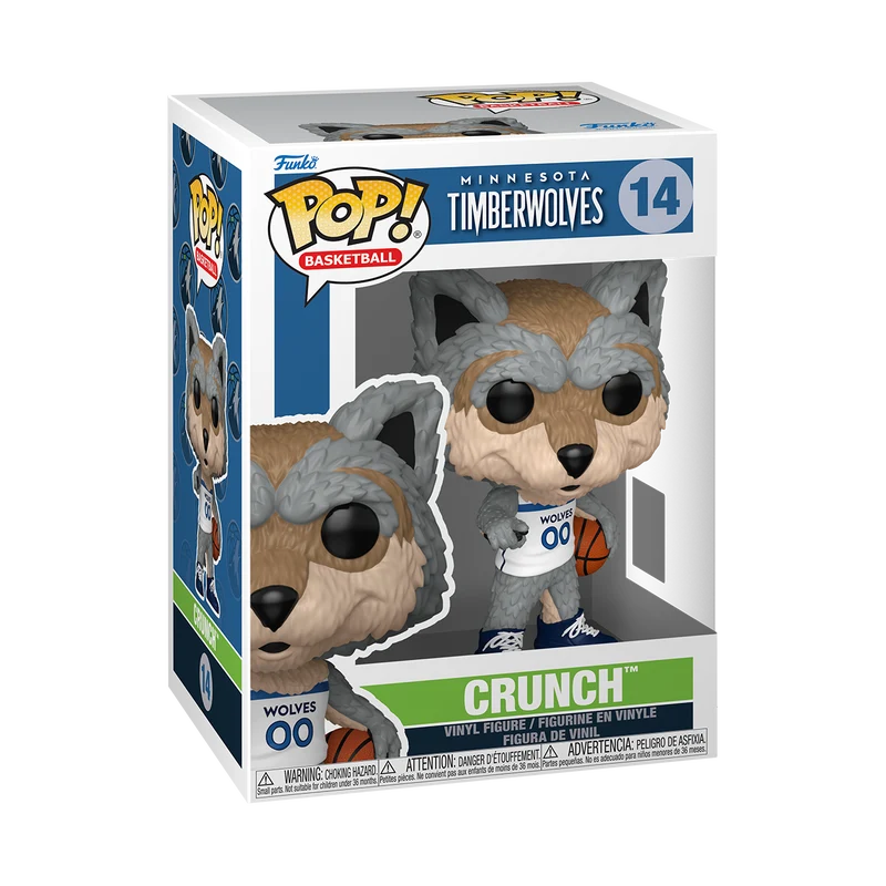 Funko Pop NBA Mascots: Wolves - Crunch The Wolf