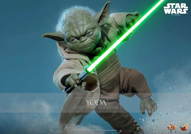 Hot Toys Movie Masterpiece Series: Star Wars Revenge Of The Sith - Yoda Escala 1/6