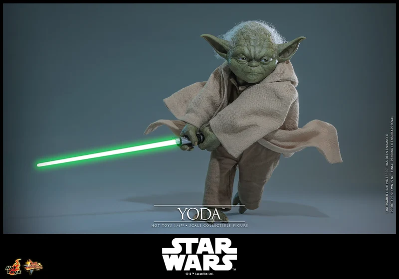 Hot Toys Movie Masterpiece Series: Star Wars Revenge Of The Sith - Yoda Escala 1/6