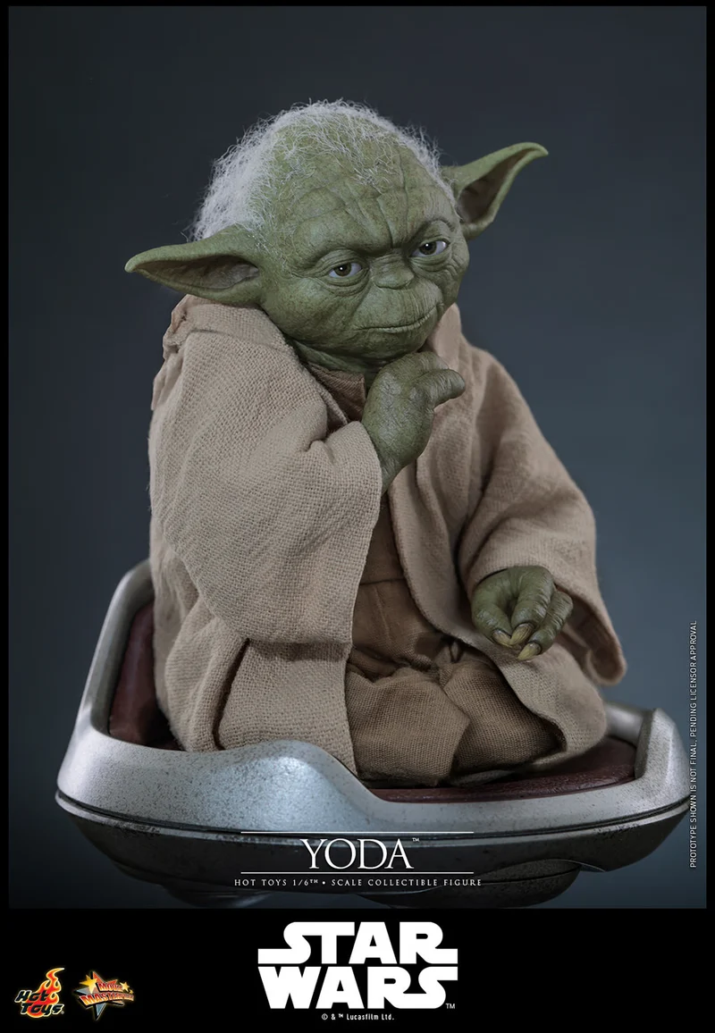 Hot Toys Movie Masterpiece Series: Star Wars Revenge Of The Sith - Yoda Escala 1/6