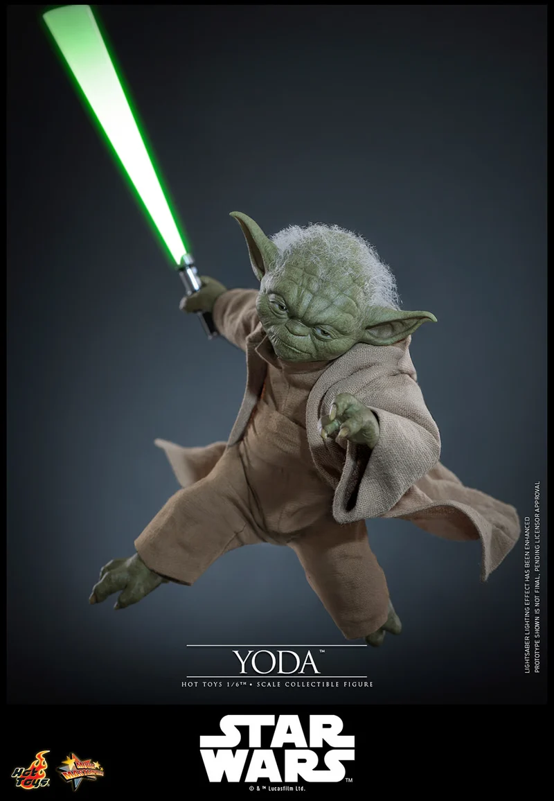 Hot Toys Movie Masterpiece Series: Star Wars Revenge Of The Sith - Yoda Escala 1/6