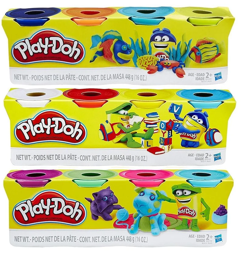 Play Doh: Colores Clasicos 4 Pack Aleatorio