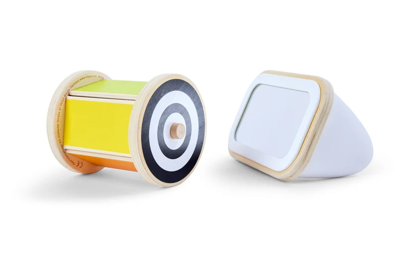 Tambor giratorio con espejo · Hape