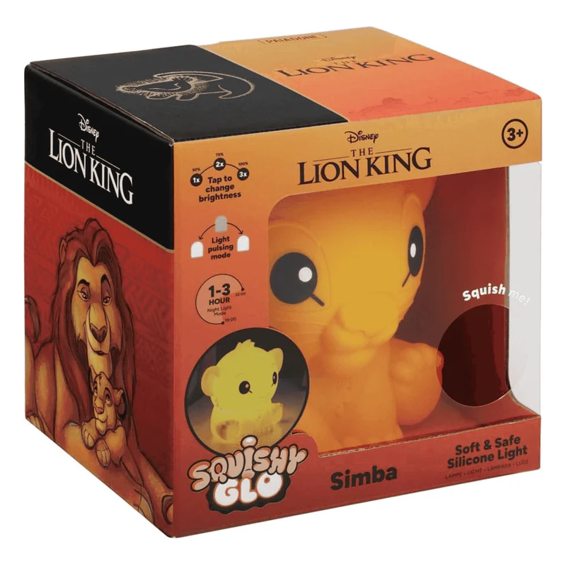 Luz de noche infantil Simba silicona recargable Disney