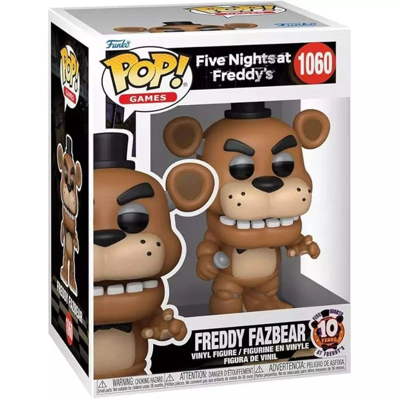 Funko Pop Freddy Fazbear #1060 – Edición 10º Aniversario FNAF