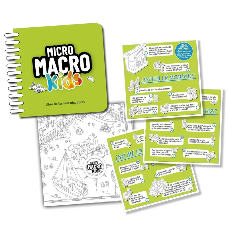 MicroMacro Kids: ¡Qué locura de parque! – Juego de deducción cooperativo para peques