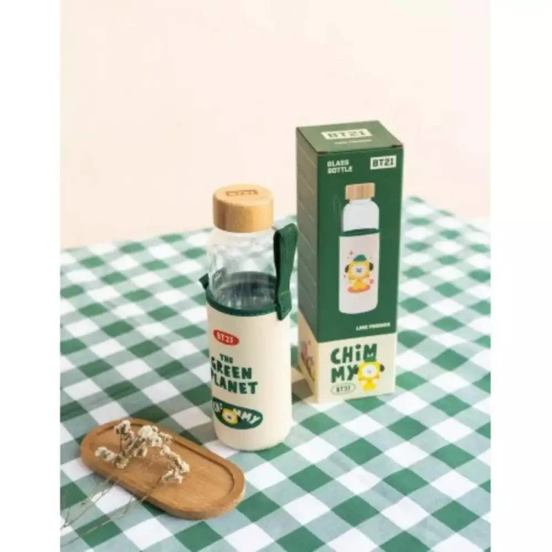Botella de Cristal BT21 Chimmy 500ml