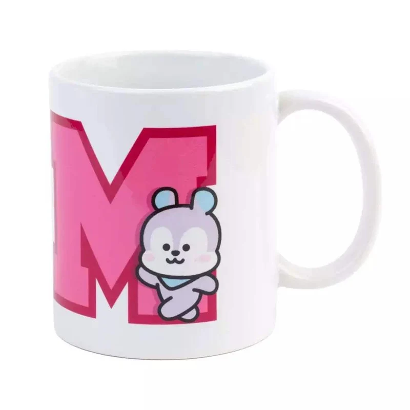 Taza BT21 New Mang Rosa 330m