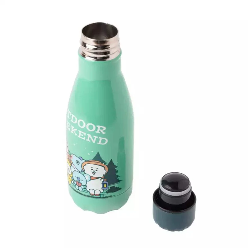 Botella metálica BT21 260ml - Estilo K-pop