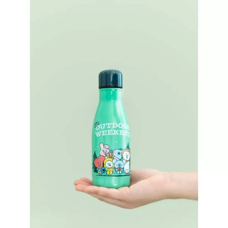 Botella metálica BT21 260ml - Estilo K-pop