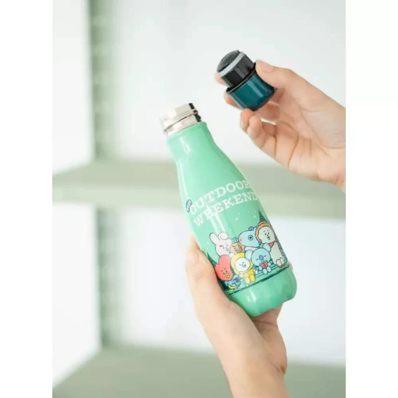 Botella metálica BT21 260ml - Estilo K-pop
