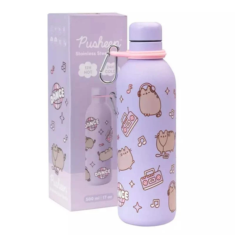 Botella térmica Pusheen Moments 500ml – ¡Hidratación con ternura! Metadescripción: