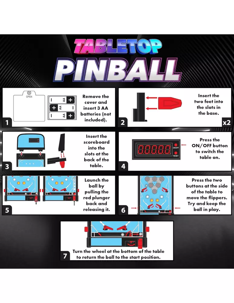 Pinball Anime con luces LED y sonidos