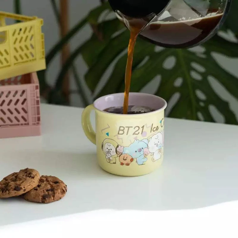 Taza Premium BT21 Ice Cream – ¡Despierta con dulzura y estilo!