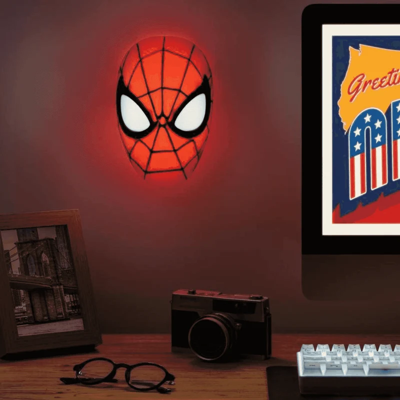 Lámpara Máscara Spider-Man – 22 cm