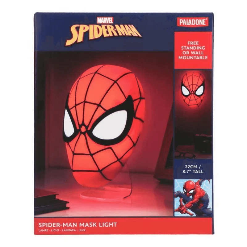 Lámpara Máscara Spider-Man – 22 cm