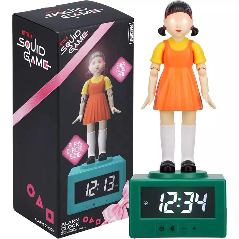 Reloj Despertador Muñeca Young-Hee – El Juego del Calamar