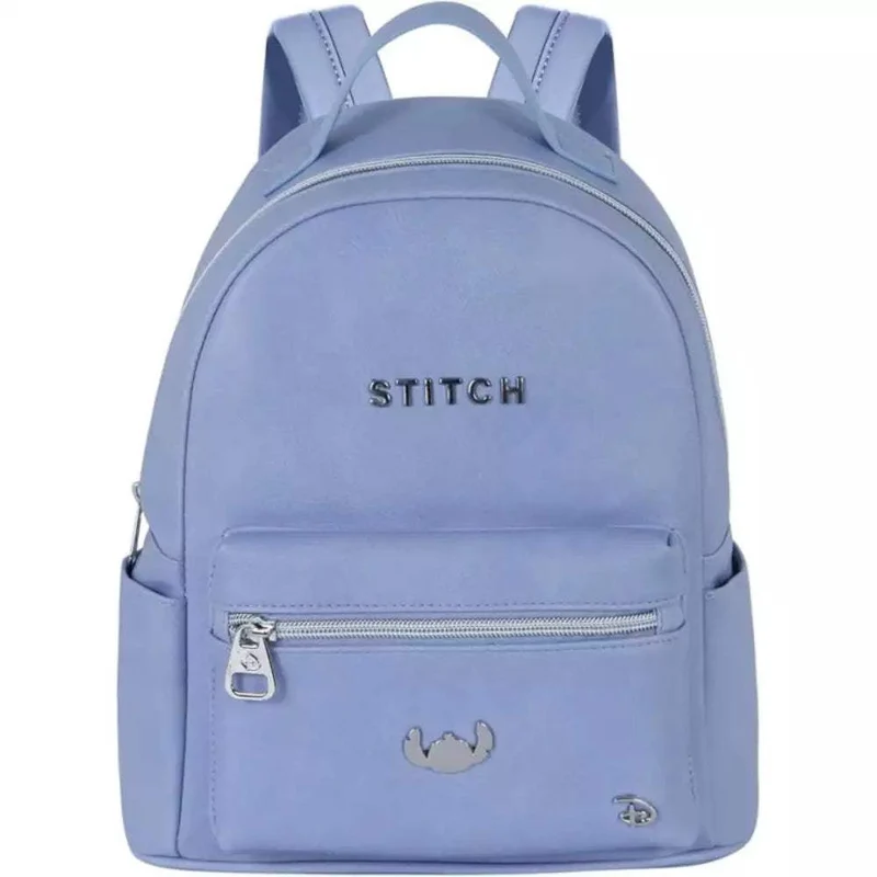 Mochila Bolso Stitch Azul Disney
