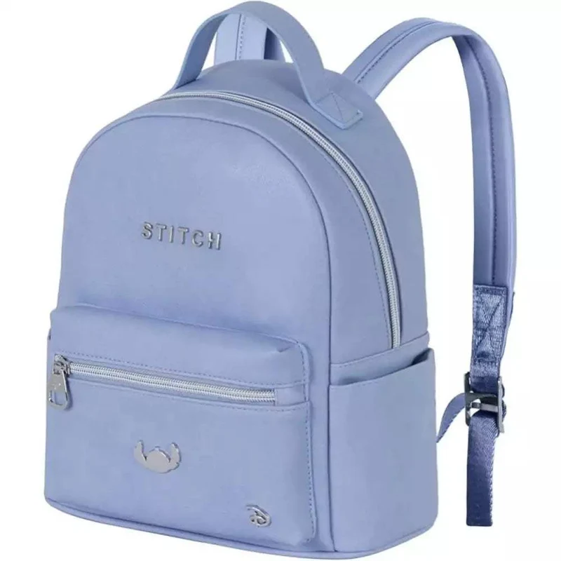 Mochila Bolso Stitch Azul Disney