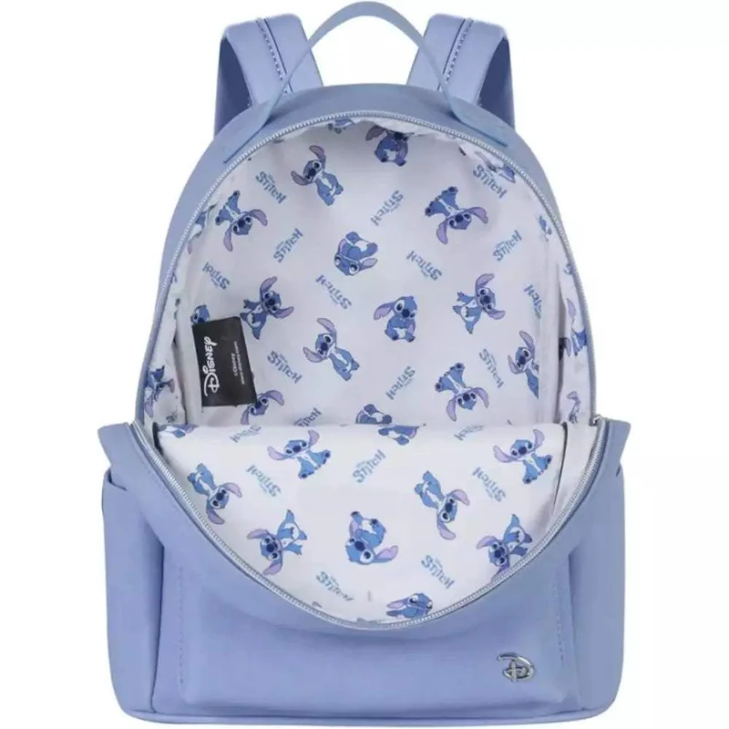 Mochila Bolso Stitch Azul Disney