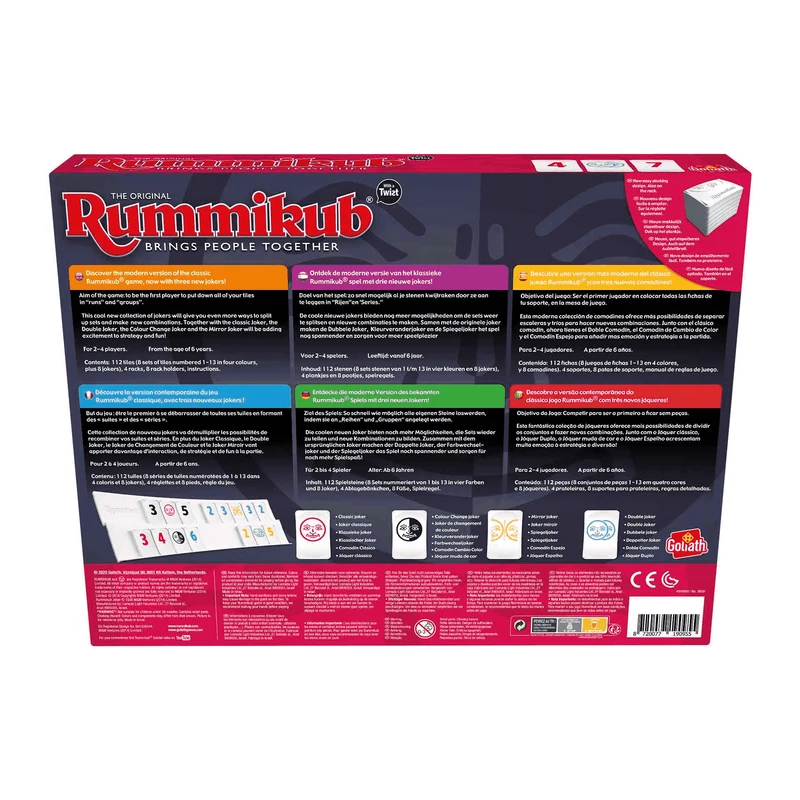 Juego de Mesa Rummikub Twist