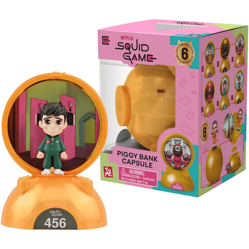 Squid Game Piggy Bank Mystery Capsule