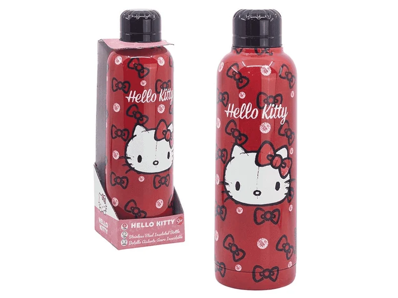 Botella Térmica de Acero Inoxidable Hello Kitty – 515 ml