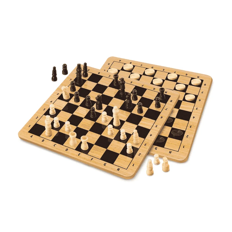 Game Planet Classics Ajedrez y Damas Travel – Caja Metálica