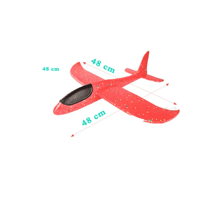 Avión goma Eva 48 cm surtidos