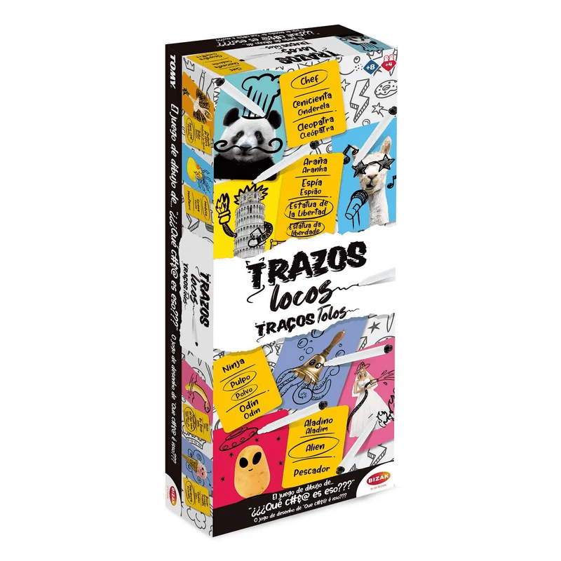 Trazos Locos Juego de Mesa Familiar