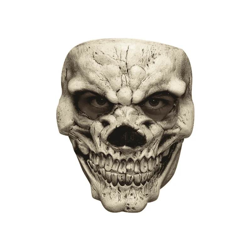 Máscara Calavera Blanca Accesorio de Disfraz