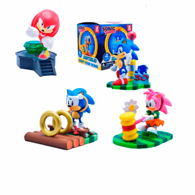 Sonic Figura Diorama para Montar