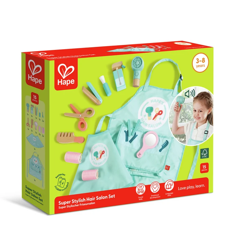 Conjunto de peluquería superelegante · Hape