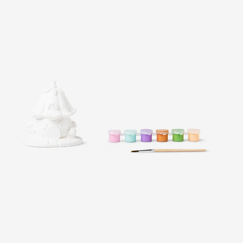 DIY fairy house with paint