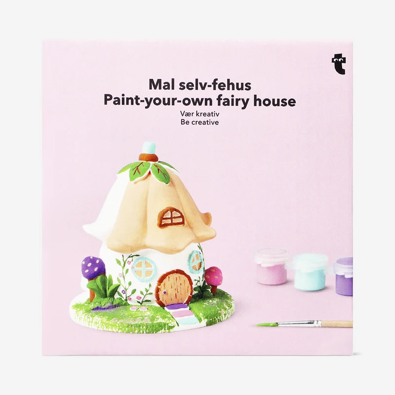 DIY fairy house with paint